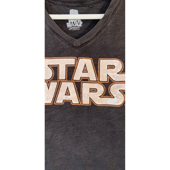 Star Wars glitter tee number 77 on back size large - Picture 2 of 7